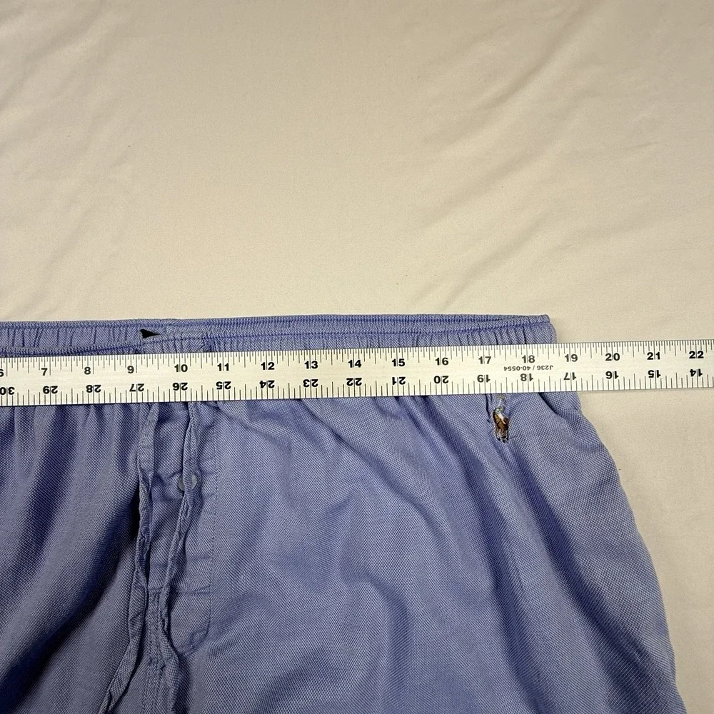Polo Ralph Lauren Sleepwear Men's Pajama Pants Size XL Light Blue Pockets Pony